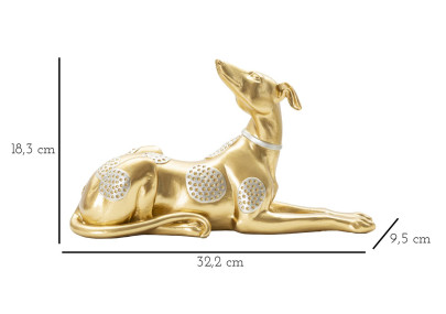 Chien Élancé, Silhouette de Loyauté – CM 32,2X9,5X18,3