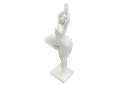 Femme en Yoga Éthérée, Colonne de Sérénité – CM 16X9X45,8