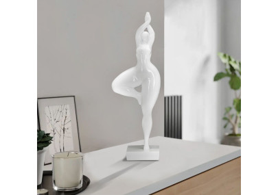 Femme en Yoga Éthérée, Colonne de Sérénité – CM 16X9X45,8