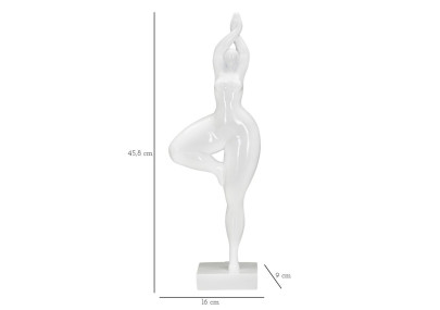 Femme en Yoga Éthérée, Colonne de Sérénité – CM 16X9X45,8