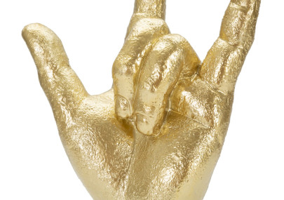 Main en Cri « Yeah », Poing de Victoire – CM 14,5X7X23