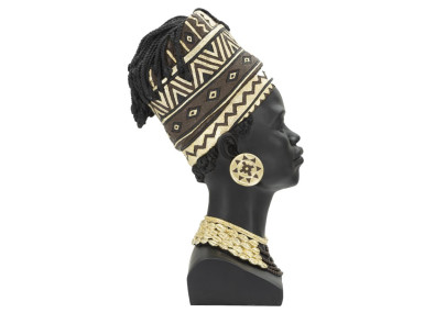 Coupe Femme Massaï, Élégance des Tribus – CM 21,5X27,5X45