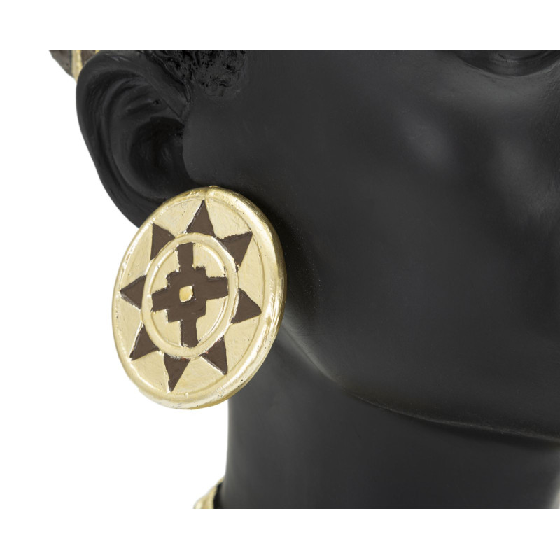 Coupe Femme Massaï, Élégance des Tribus – CM 21,5X27,5X45