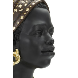 Femme Massaï, Beauté Sculptée de Tradition – CM 19X18,5X30