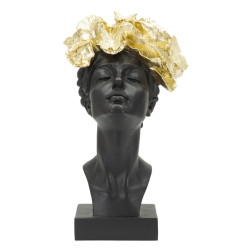 Mujer con Mariposa, Simbiosis de Carne y Ala – CM 21X20X36,5