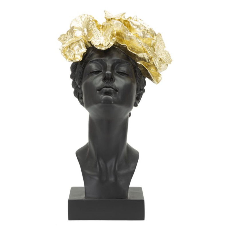 Donna con Farfalla, Simbiosi di Carne e Ala – CM 21X20X36,5