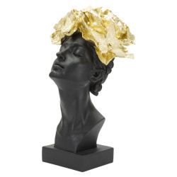 Mujer con Mariposa, Simbiosis de Carne y Ala – CM 21X20X36,5