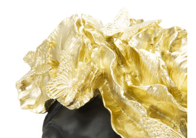 Mujer con Mariposa, Simbiosis de Carne y Ala – CM 21X20X36,5