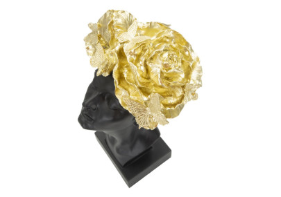 Donna con Farfalla, Simbiosi di Carne e Ala – CM 21X20X36,5