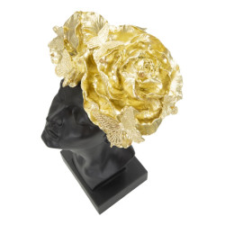 Donna con Farfalla, Simbiosi di Carne e Ala – CM 21X20X36,5