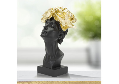 Donna con Farfalla, Simbiosi di Carne e Ala – CM 21X20X36,5