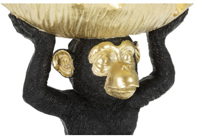 Singe Souriant, Esprit Malicieux Capturé – CM 25,2X21X24