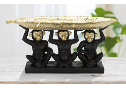 Trio de Singes Sages, Murmure des Secrets Perdus – CM 43X15,7X20