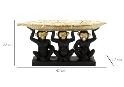 Trío de Monos Sabios, Susurro de Secretos Perdidos – CM 43X15,7X20