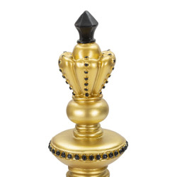 **Español (Spanish):**

Rey Oro y Negro, Soberano con Mirada de Fuego – CM Ø 11X32,5