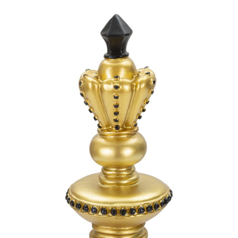 **Español (Spanish):**

Rey Oro y Negro, Soberano con Mirada de Fuego – CM Ø 11X32,5