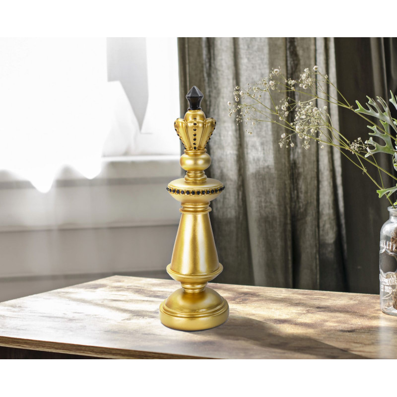 **Español (Spanish):**

Rey Oro y Negro, Soberano con Mirada de Fuego – CM Ø 11X32,5