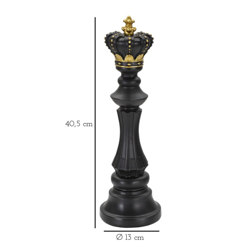 Roi Noir et Or, Couronne des Ténèbres Majestueuses – CM Ø 13X40,5