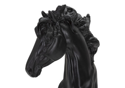 **Italiano:** Cavallo Nero e Oro, Montatura Eterna delle Dinastie – CM 14X11X27