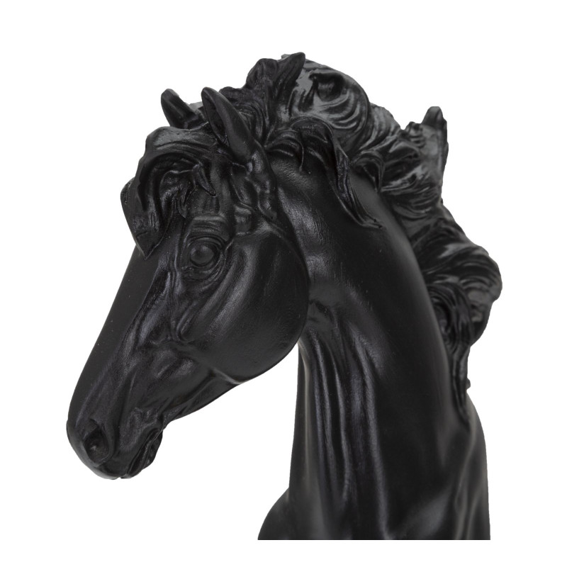 **Italiano:** Cavallo Nero e Oro, Montatura Eterna delle Dinastie – CM 14X11X27