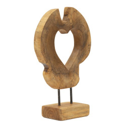 Sculpture Hasi Teck Majestueuse – CM 28X10X38