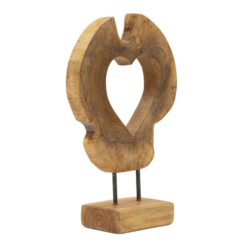 Sculpture Hasi Teck Majestueuse – CM 28X10X38