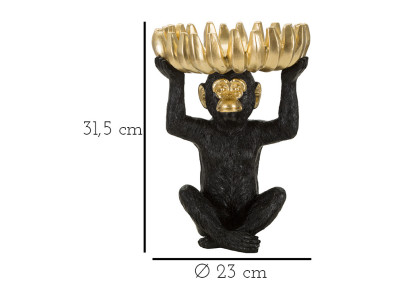 PLATEAU SINGE BANANE CM Ø 23X31,5