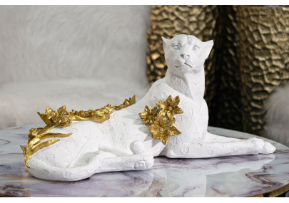 LEOPARDO BIANCO/ORO CM 53X21,5X24