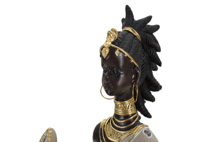 SILLA TRIBAL MASAI 13,5X9X24,5 CM