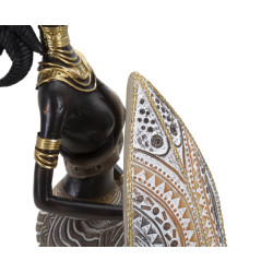 SIÈGE TRIBAL MASAI CM 13,5X9X24,5