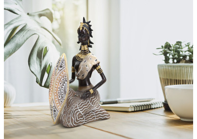 SILLA TRIBAL MASAI 13,5X9X24,5 CM