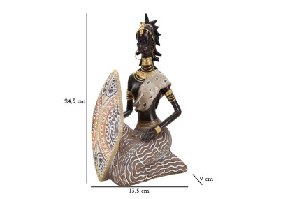 SILLA TRIBAL MASAI 13,5X9X24,5 CM