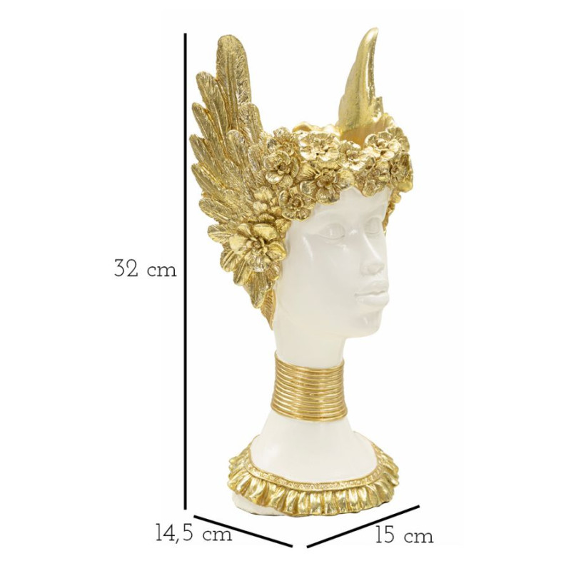 STATUE D'ATHÉNA CM 15X14,5X32