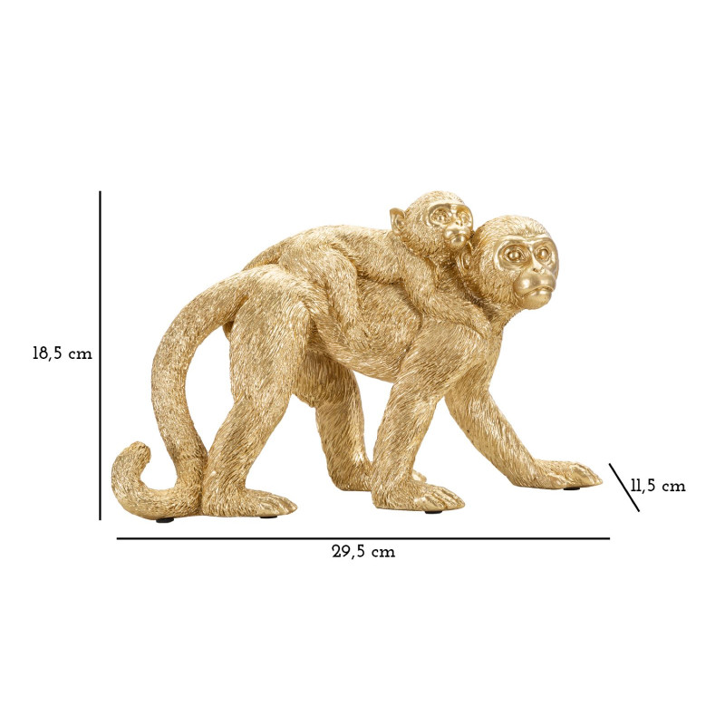 MAMAN SINGE CM 29,5X11,5X18,5