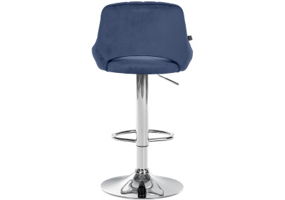 Barhocker Milet Samt chrom