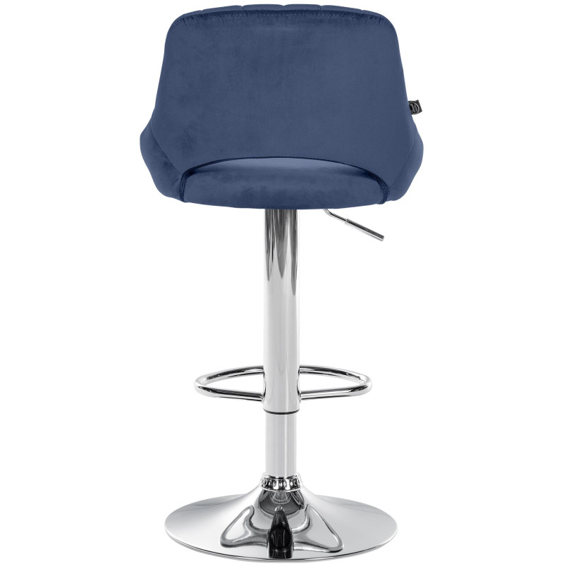 Barhocker Milet Samt chrom