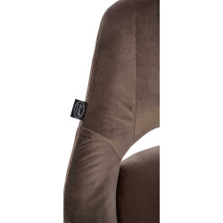 Barhocker Milet Samt chrom