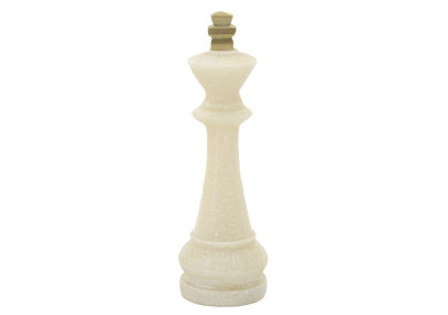 JEU D'ÉCHECS QUARZY 8 PIÈCES ASSORTIES CM Ø 4,4X9,2-4,3X13,3-5X16-X4,5X10,3