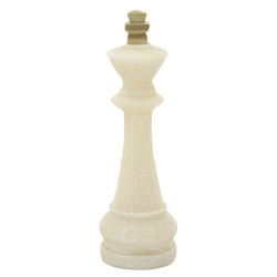 JEU D'ÉCHECS QUARZY 8 PIÈCES ASSORTIES CM Ø 4,4X9,2-4,3X13,3-5X16-X4,5X10,3