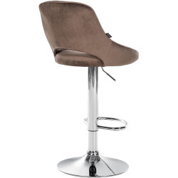 Barhocker Milet Samt chrom