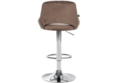 Barhocker Milet Samt chrom
