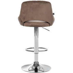 Barhocker Milet Samt chrom