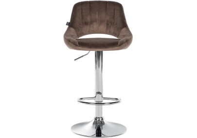 Barhocker Milet Samt chrom