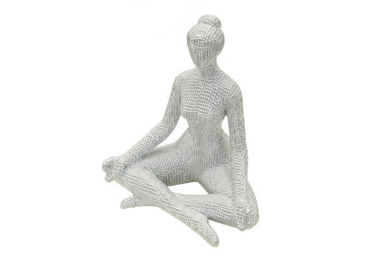 YOGA DONNA ARGENTO CM 20,5X15,5X23