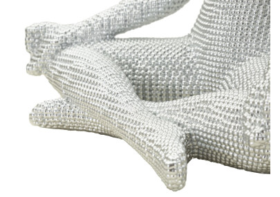 YOGA DONNA ARGENTO CM 20,5X15,5X23