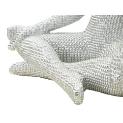 YOGA MUJER PLATA CM 20,5X15,5X23