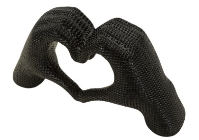 MAINS AMOUREUSES NOIRES CM 25X7,5X13,5