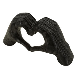 MAINS AMOUREUSES NOIRES CM 25X7,5X13,5