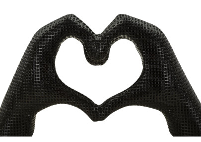 MAINS AMOUREUSES NOIRES CM 25X7,5X13,5