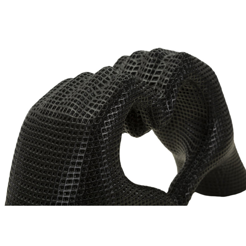 MAINS AMOUREUSES NOIRES CM 25X7,5X13,5